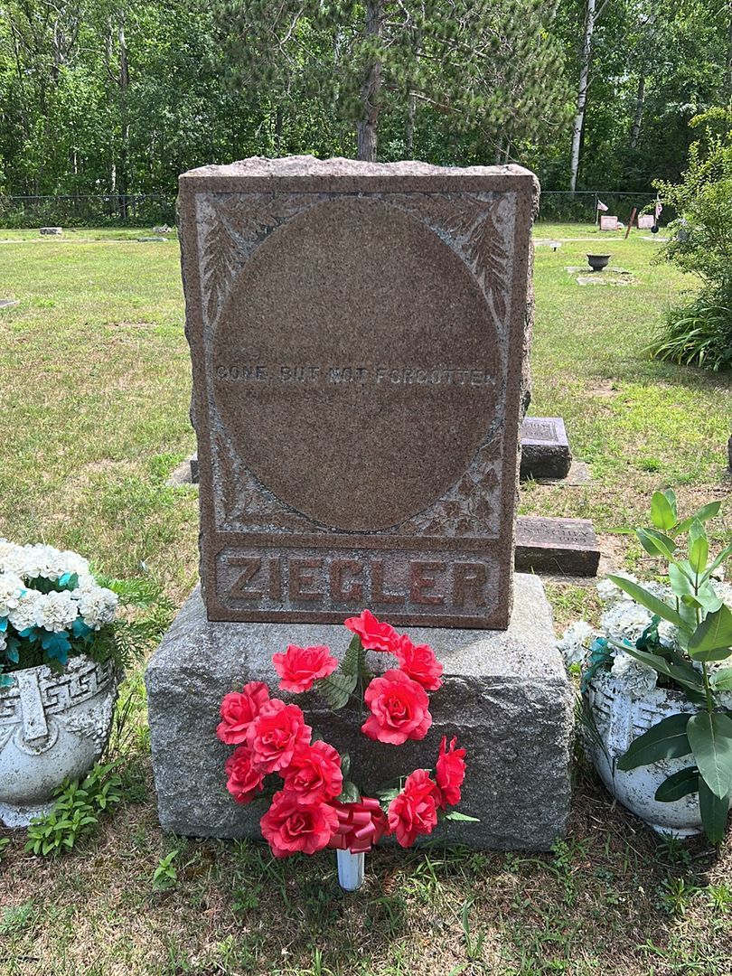 Loretta Ziegler's grave. Photo 1
