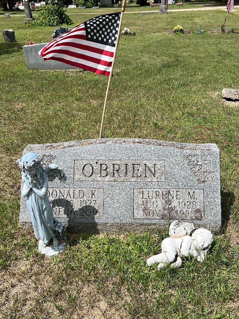 Donald K. O'Brien's grave. Photo 1