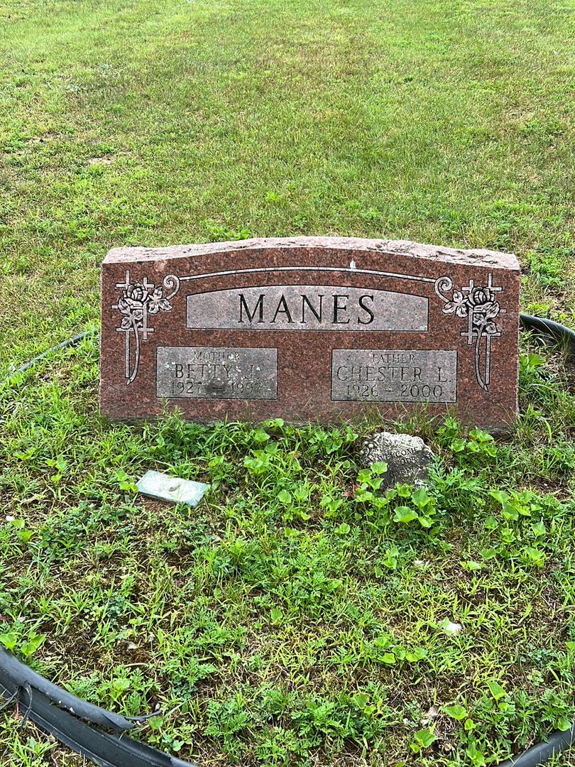 Betty J. Manes's grave. Photo 1