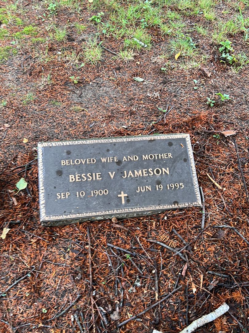 Bessie V. Jameson's grave. Photo 1