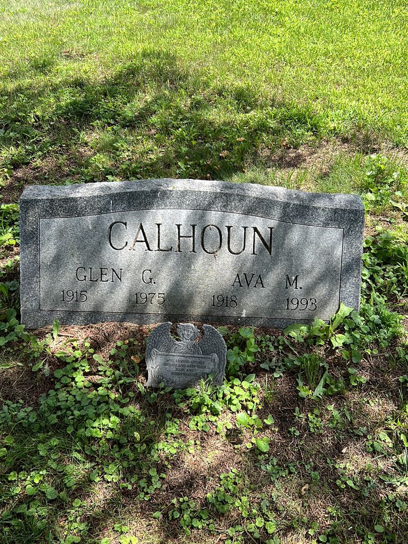Ava M. Calhoun's grave. Photo 1