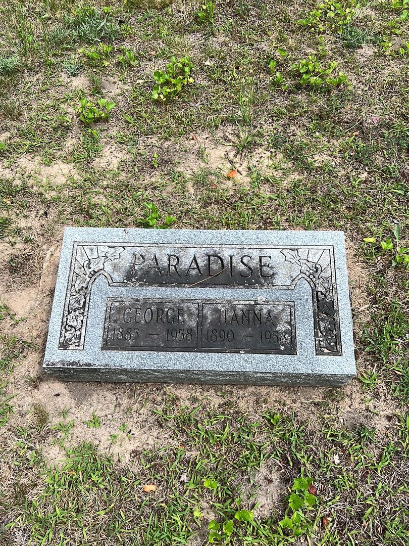 Hanna Paradise's grave. Photo 1