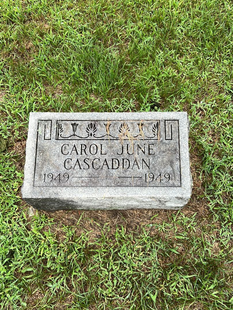 Carol June Cascaddan's grave. Photo 1
