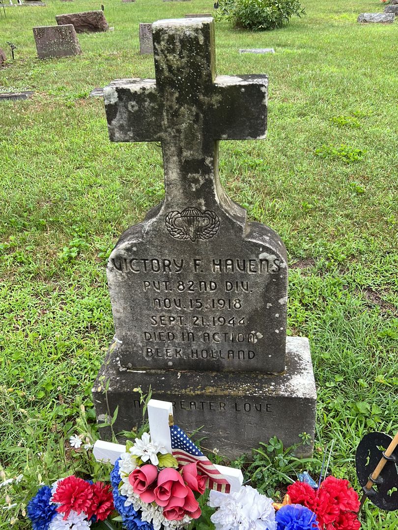 Victory F. Havens's grave. Photo 1