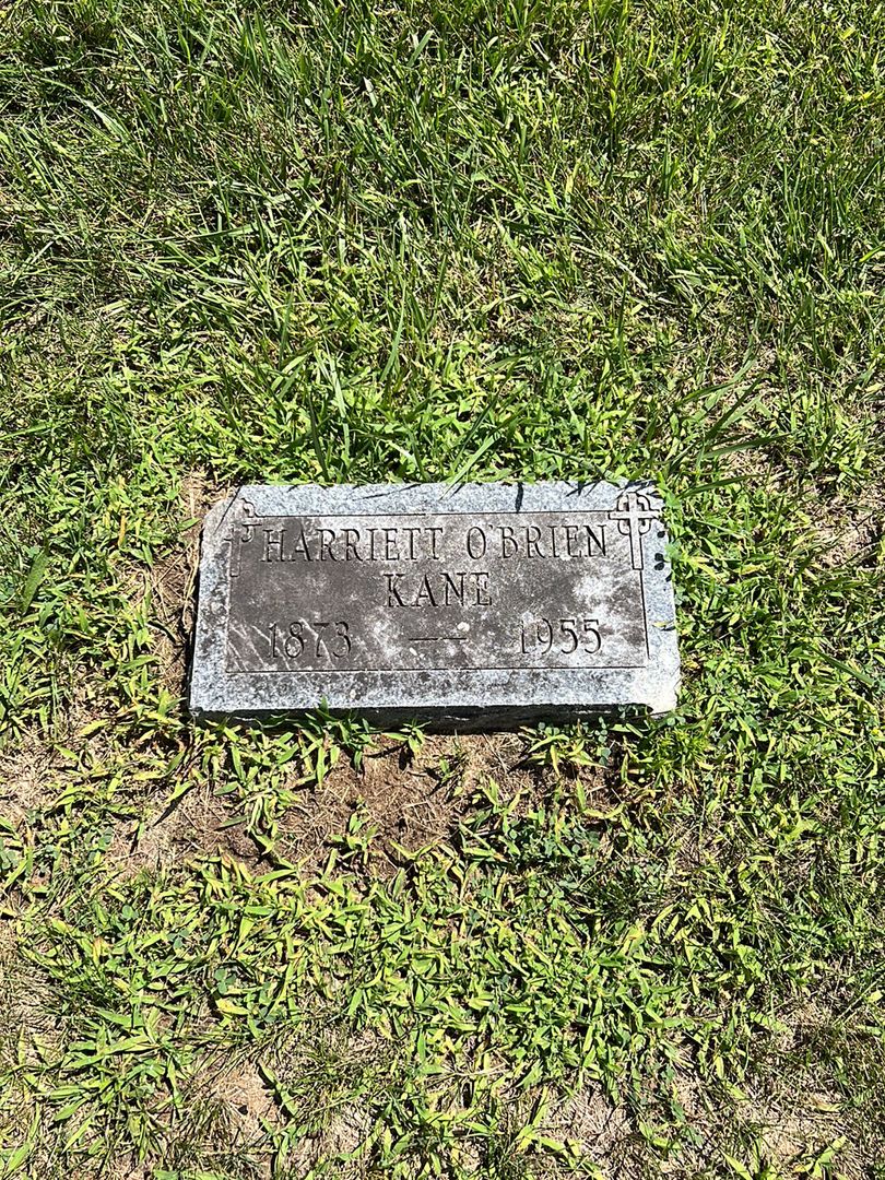 Harriett O'Brien Kane's grave. Photo 1