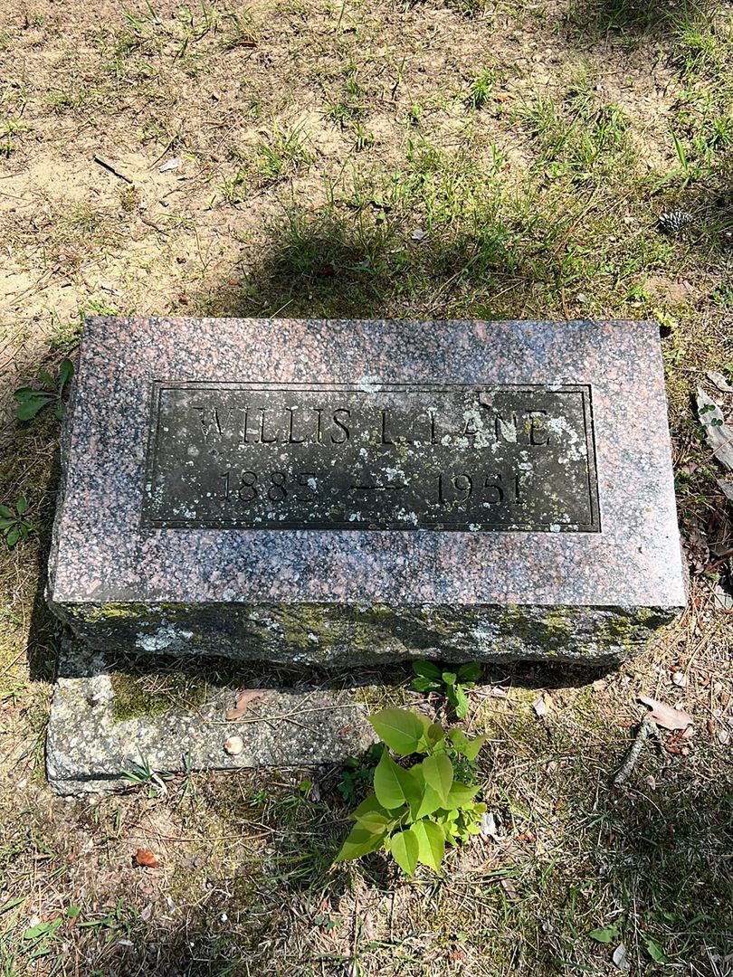 Willis L. Lane's grave. Photo 1