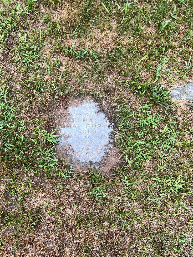 Emma Foster's grave. Photo 1