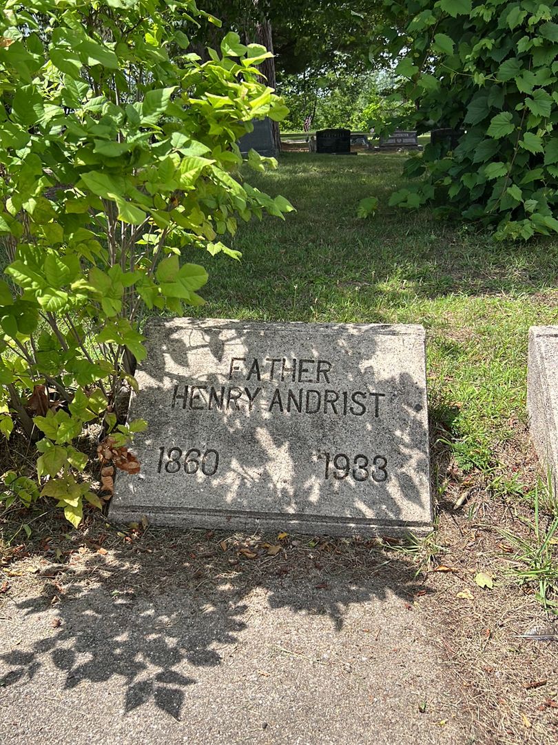 Henry Andrist's grave. Photo 1