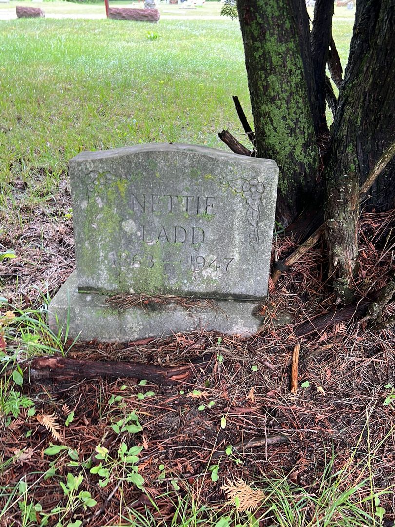 Nettie Ladd's grave. Photo 1